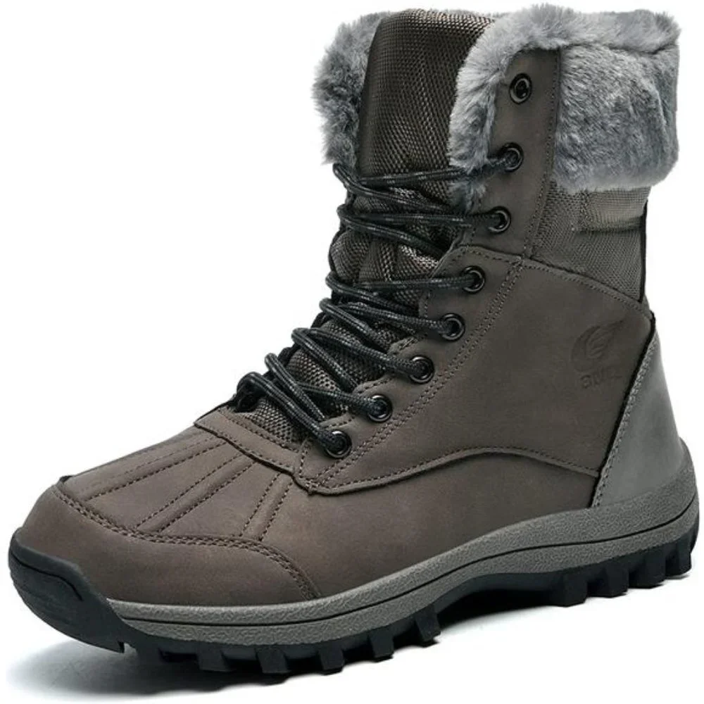 Unisex Winter Hiking Boots Waterproof Lightweight, Darkgrey